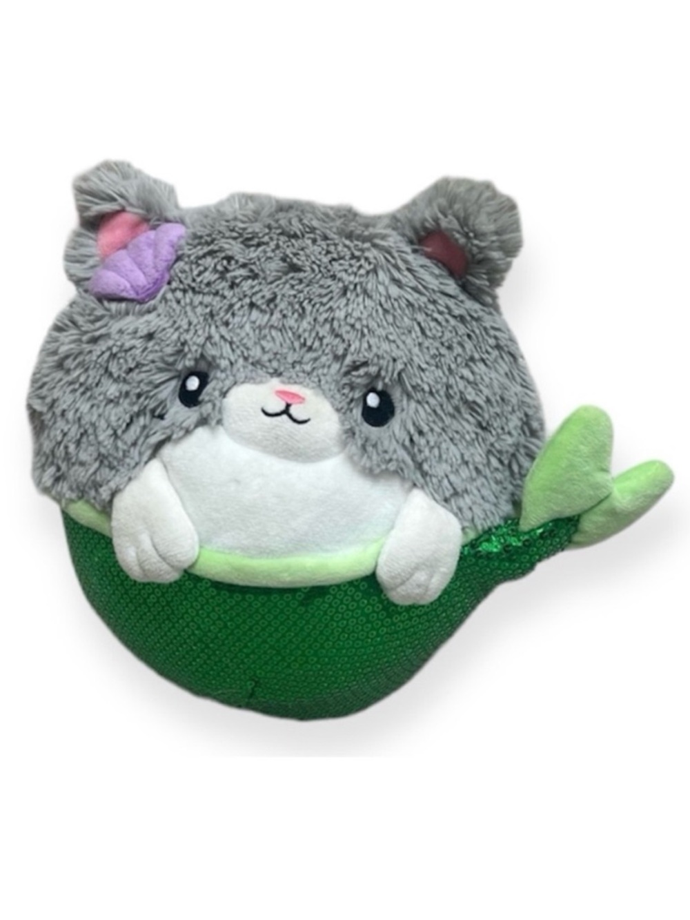 Squishable Mini Mermaid Kitty with Sequins Body